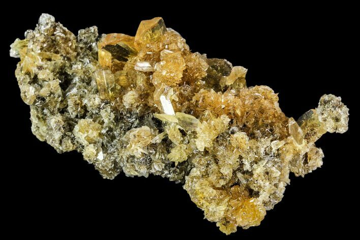 Selenite Crystal Cluster (Fluorescent) - Peru #108614